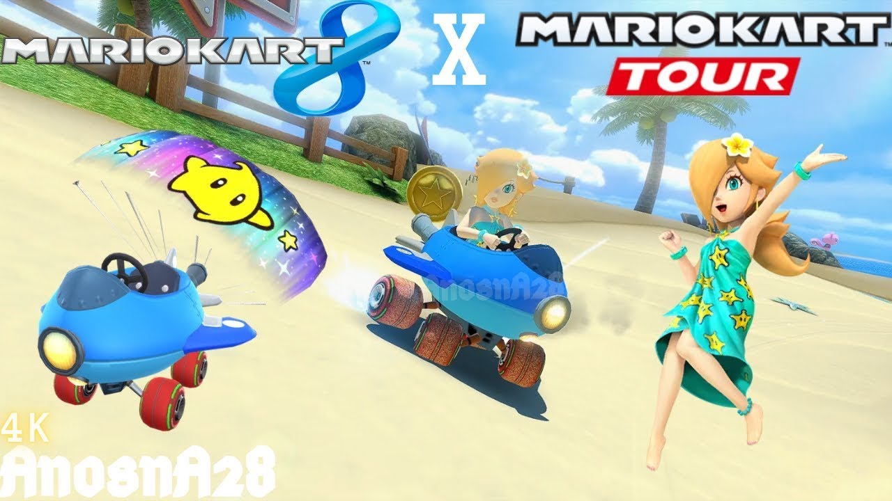 Mario kart 8: Rosalina Swimwear From Mario Kart Tour [4K]