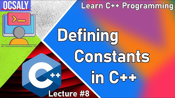Defining Constants | C++ Programming | Lecture 8