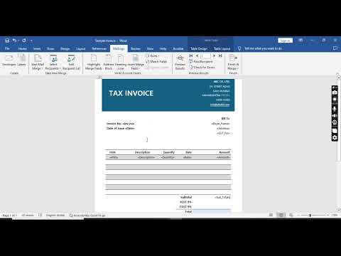 Make 1000+ Invoices In Just 5 Mins Using Mail Merge