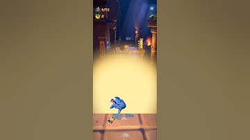 Crash Bandicoot: On the Run! - Challenges: Temple Ruins (Green Gem Run)