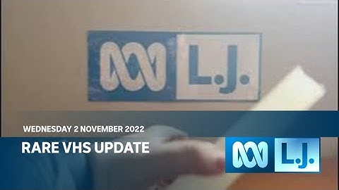 RARE VHS Update - Wednesday 2 November 2022
