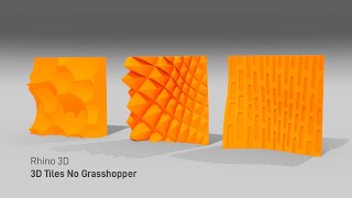 Rhino 3D Tiles No Grasshopper