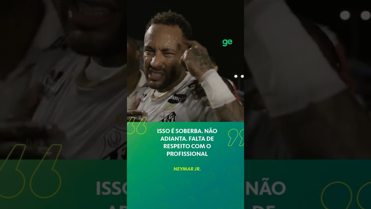 NEYMAR FALA SOBRE THIAGO MENDES: "ISSO É SOBERBA" | #shorts | ge.globo