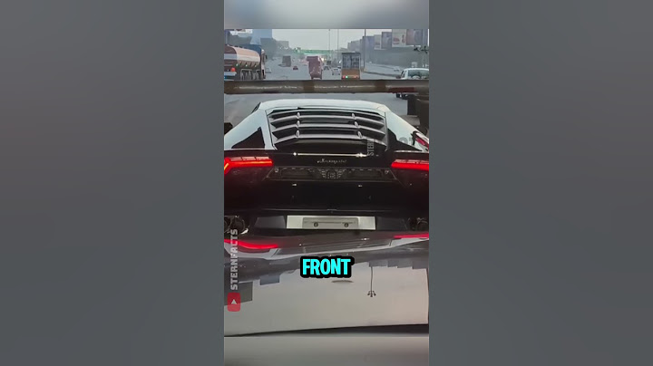 Security Was Speechless When This Lamborghini Did THIS