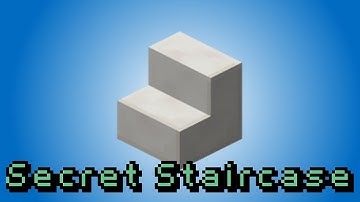 Minecraft: Secret Staircase in a Wall