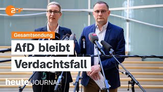 heute journal 13.5.24 AfD bleibt Verdachtsfall, Mehr Cyberangriffe, Bürgerkrieg Myanmar (english)