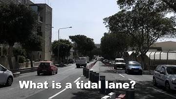 What is a tidal lane?