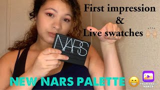 Full Face Festive glitter glam makeup tutorial using NARS extreme effects palette