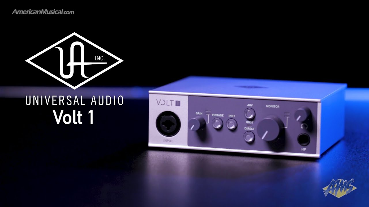 Universal Audio Volt 1 - AmericanMusical.com - YouTube