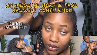 AGGRESSIVE HEAD & FACE MASSAGE COMPILATION