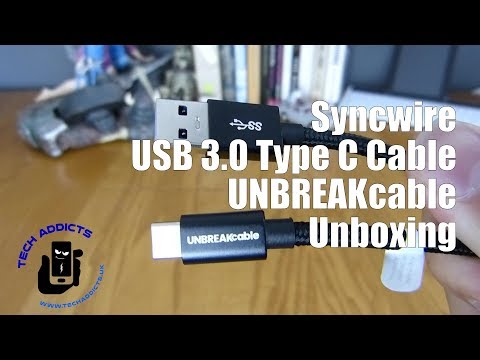 Syncwire USB 3.0 Type C Cable UNBREAKcable Unboxing