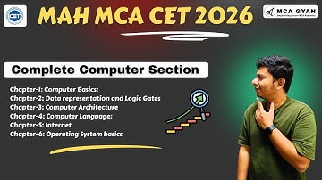 Complete Computer Section for MAH MCA CET 2026 | Full Syllabus + Important Topics