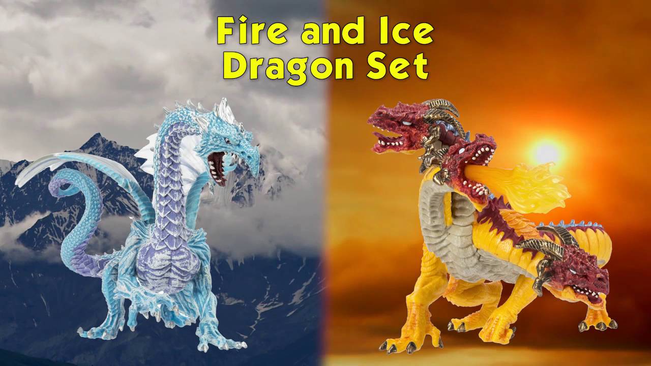 Download Safari Ltd® Fire and Ice Dragon Set - YouTube