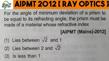 For the angle of minimum deviation of a prism to be equal to its retracting angle,  the prism must b