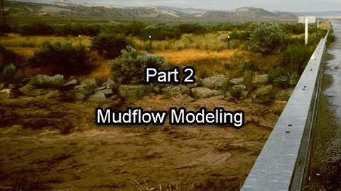 Mudflow Modeling