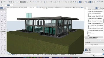 ArchiCAD pavilion - design modelling process 24/10/2022 - part 5