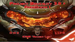 Project Brutality 3.0  + FreeDoom I - E3M8 - ANCIENT LAIR - ONE LIFE RUN