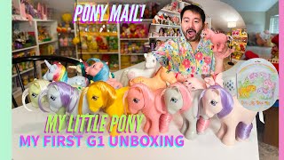 Ponymail My Little Pony G1 Unboxing 14 Ponies 1980S 1990S Vintage Girl Toys Original Six