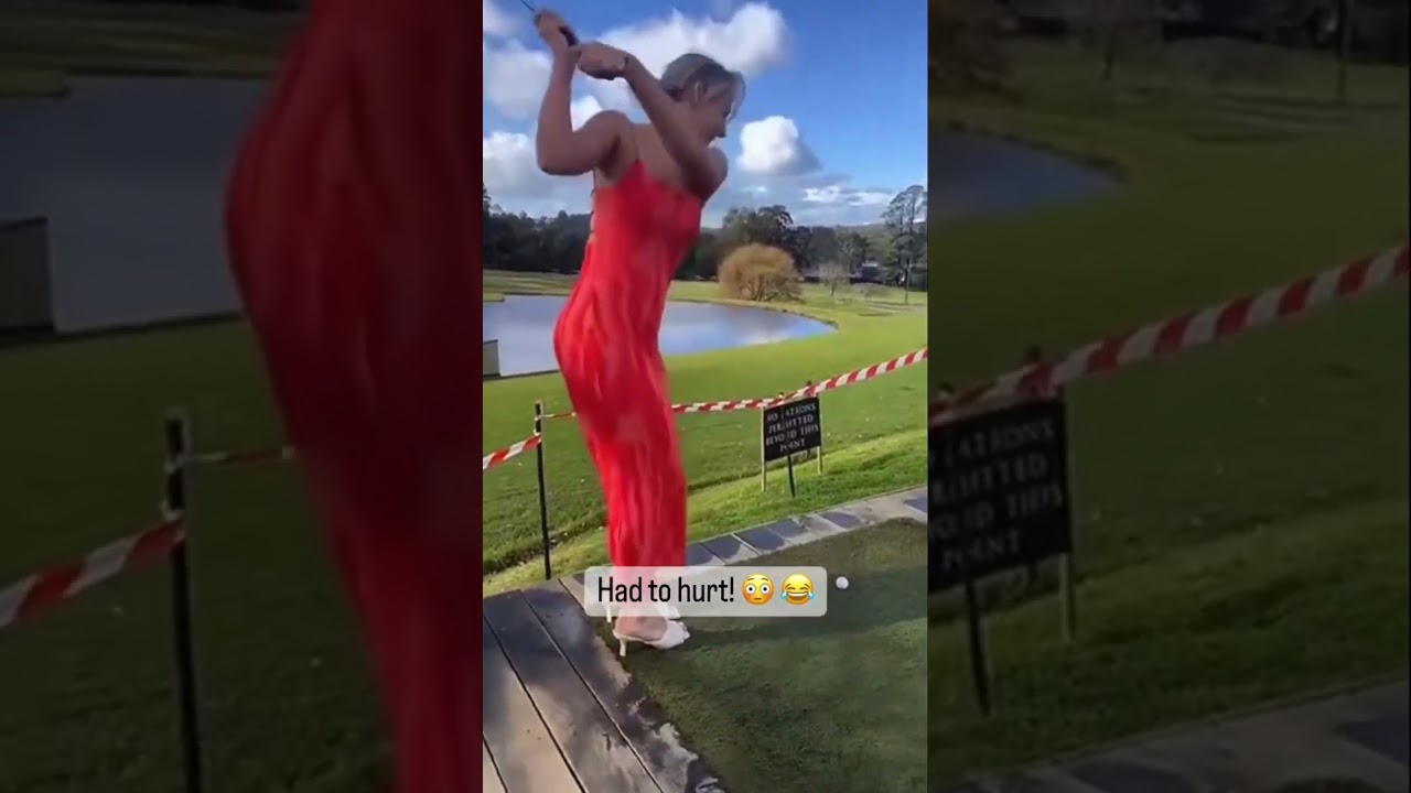 She took the drop 😳 