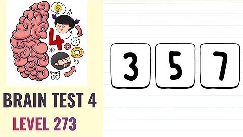 🧠 Brain Test 4 Level 273 | What comes after 1? | Walkthrough