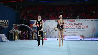 Данил Цветков и Самира Фатахутдинова Чемпионат России по художественной гимнастике 2024