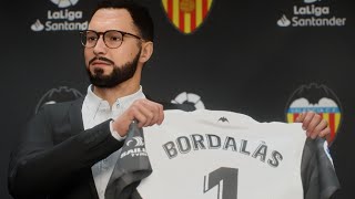 JOSÉ BORDALÁS FACE FIFA 22 MODO CARRERA CAREER MODE VALENCIA