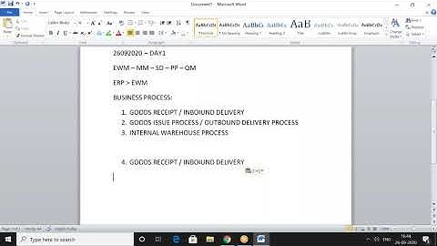 EWM TRAINING FOR BEGINNERS