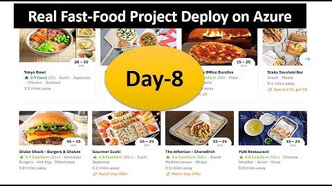 Online Fast food Delievery Project in ASP.NET CORE | Day-8
