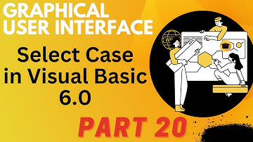 Select Case in Visual Basic 6.0 II Graphical User Interface (Computer Science) (Hindi)
