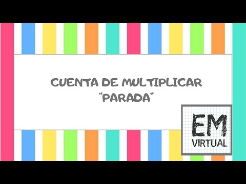 Cuenta de multiplicar. - YouTube