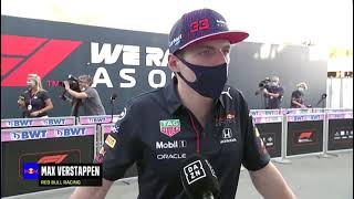 Max Verstappen Declaraciones Gran Premio de Italia F1 2021