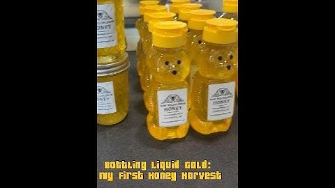 Bottling Honey - Our First Honey Harvest