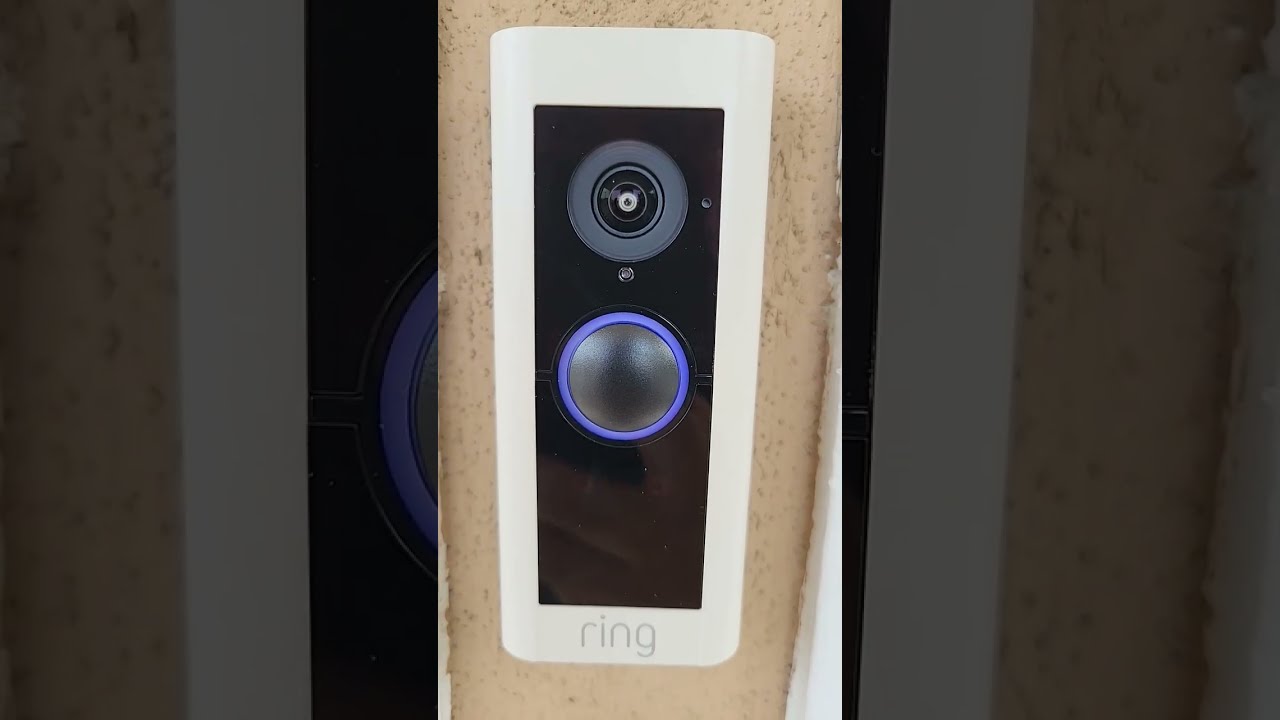 DIY Newly Installed Ring Video Doorbell Pro 2 Update White FacePlate Looking Even Better 