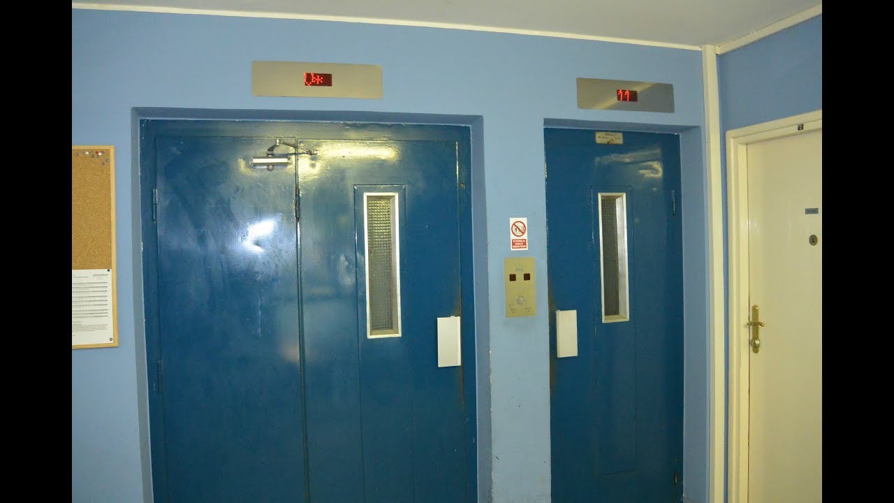 Big one is broken! 2x 1975 Daka traction elevators ( mb Daka ) @ Ljubljanska ulica 100, MB,SLO