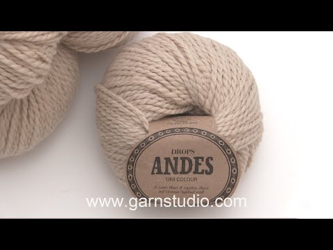 DROPS Andes  -  A soft and chunky blend of alpaca and wool