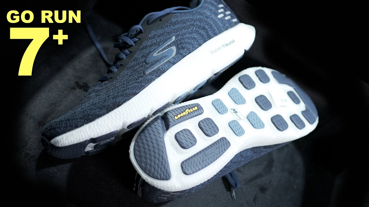 Skechers Go Run 7+ With GoodYear Rubber Pods - Special Box Unboxing -