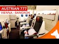 AWESOME Business Class on Austrian Airlines | Vienna - Bangkok | OS25