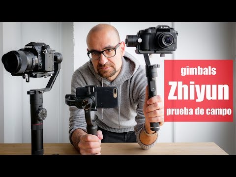 Estabilizadores gimbal Zhiyun, prueba de campo 