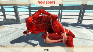 Reach The Evolution Gate to Colossal Titan - Animal Revolt Battle Simulator