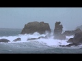 TEMPETE SUR LA COTE DE GRANIT ROSE, TREGASTEL LE 27 DECEMBRE 2012