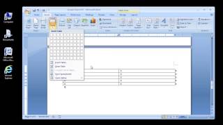 Famous Microsoft Word 2007 Inserting a blank table into a document Net Worth
