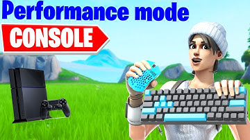 How to Get PERFORMANCE MODE On Console (PS4/XBOX/PS5/NINTENDO SWITCH/PC)