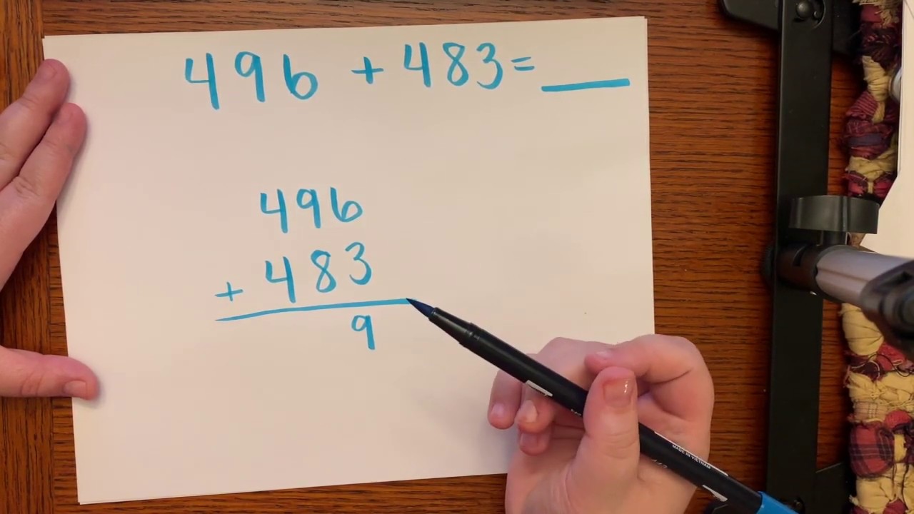 Addition: U S Standard Algorithm - YouTube