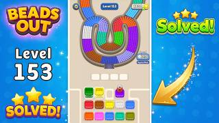 🔴 Beads Out Level 153 Walkthrough | New Update & Easy Solution 🧩