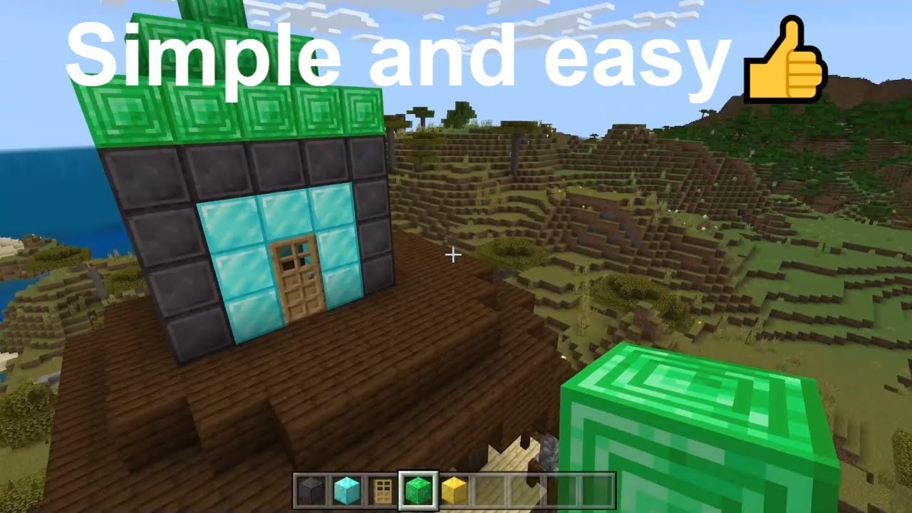 Minecraft tutorial for a simple and easy Minecraft house. - YouTube