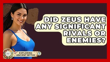 Did Zeus Have Any Significant Rivals Or Enemies? - Exploring Ancient Myths