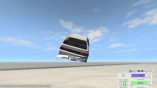 BeamNG Tech Demo test and glitch