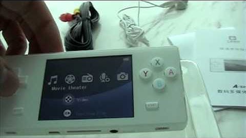 dingoo A320 buttons, plugs, cables and package