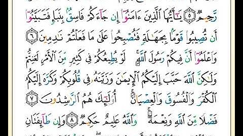ختمة تلاوة لمصحف التجويد بصوت القارئ محمد حبش الصفحة رقم 516