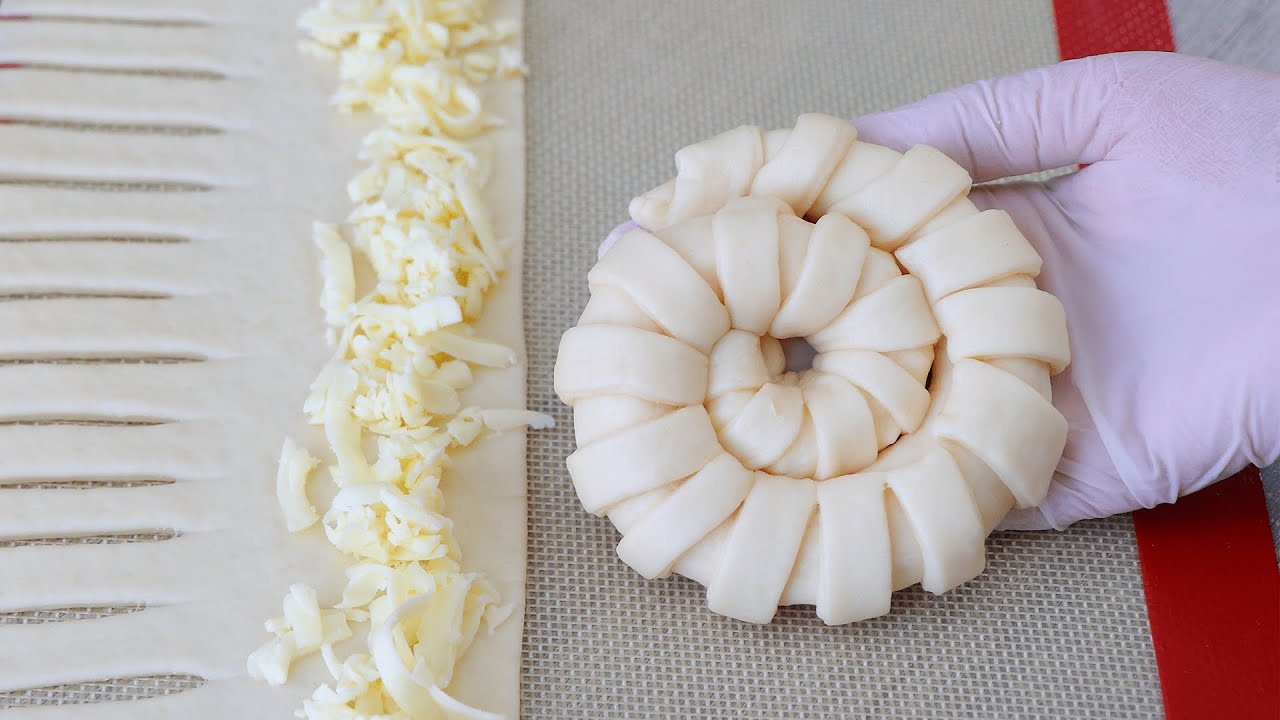 معجنات سهله والطعم يفوز❤ فطائر الشاي اتمنى تجربوها فطائر صباحيه ومسائيه!bread milk